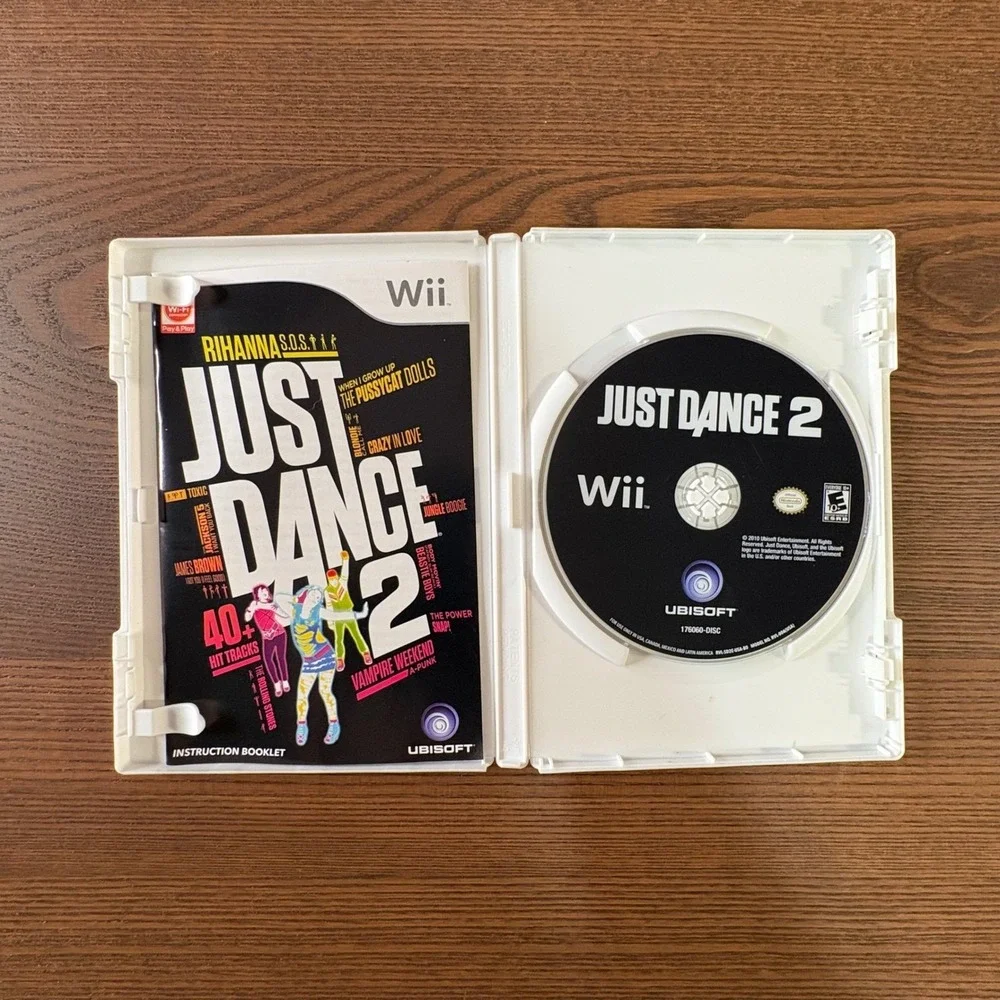 Nintendo Wii Game Lot of 7 Just‎ Dance DJ Hero Disney Sing It Namco Good Bundle